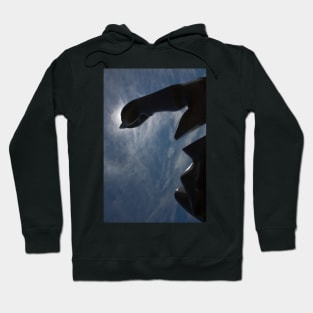 Reclining Figure Cut Hoodie